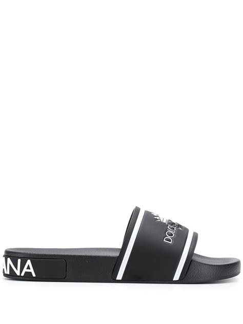 dolce gabbana flip flops men's|dolce gabbana shoes for men.